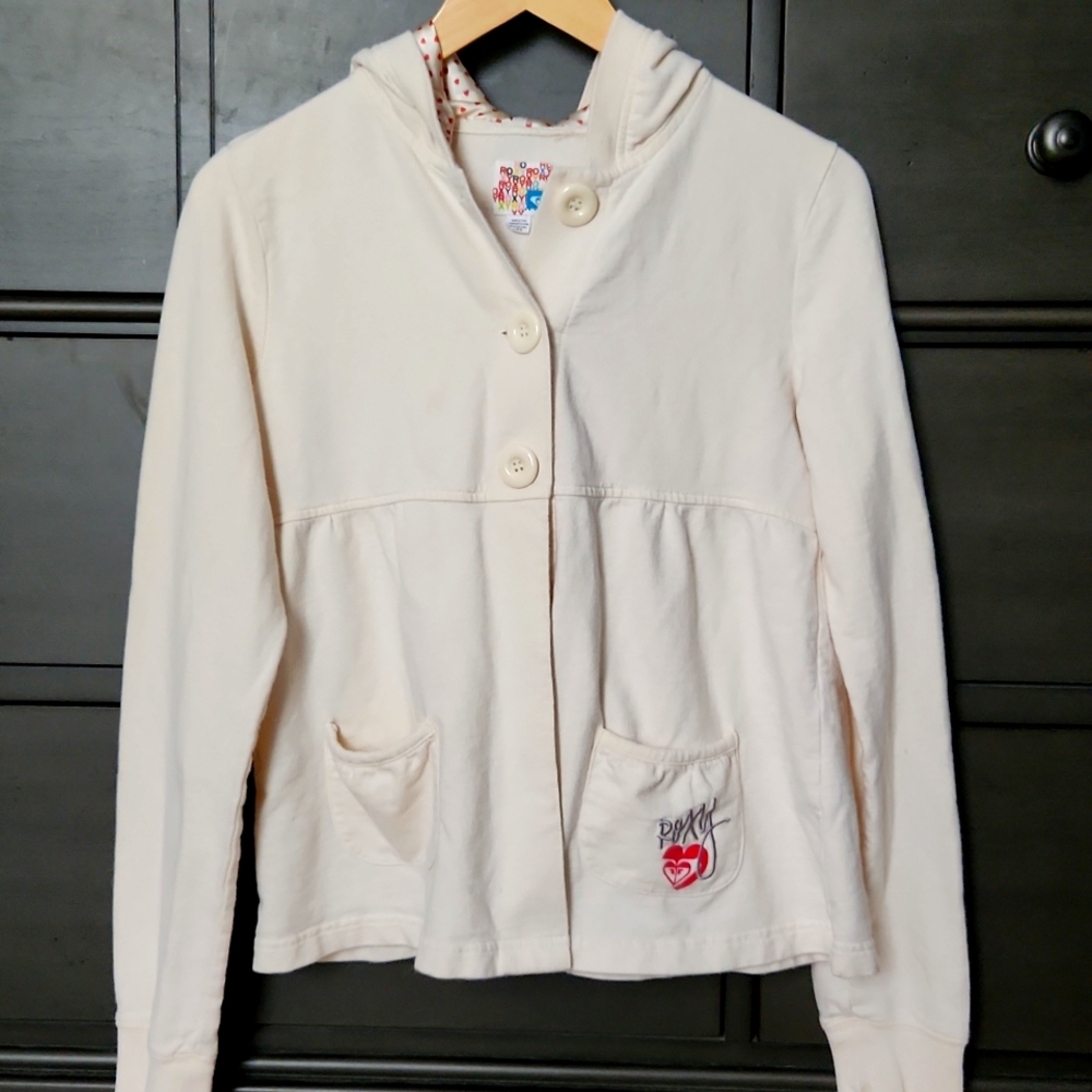 Roxy hooded cardigan coat
